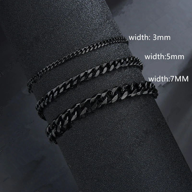 Silhouette Steel Chain Bracelet