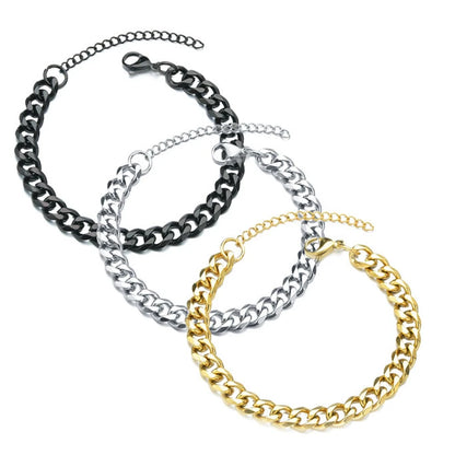 Silhouette Steel Chain Bracelet