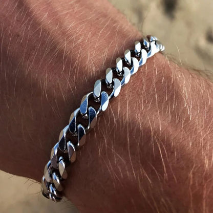 Silhouette Steel Chain Bracelet